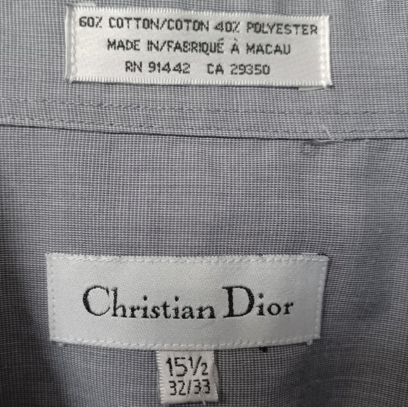 christian Dior button down shirt top - Picture 2 of 4